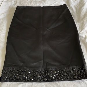 🔥WHBM beaded satin skirt